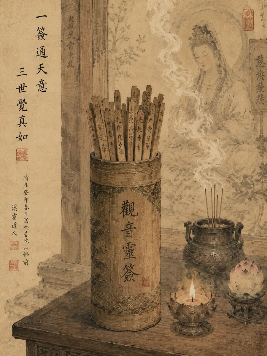 签筒